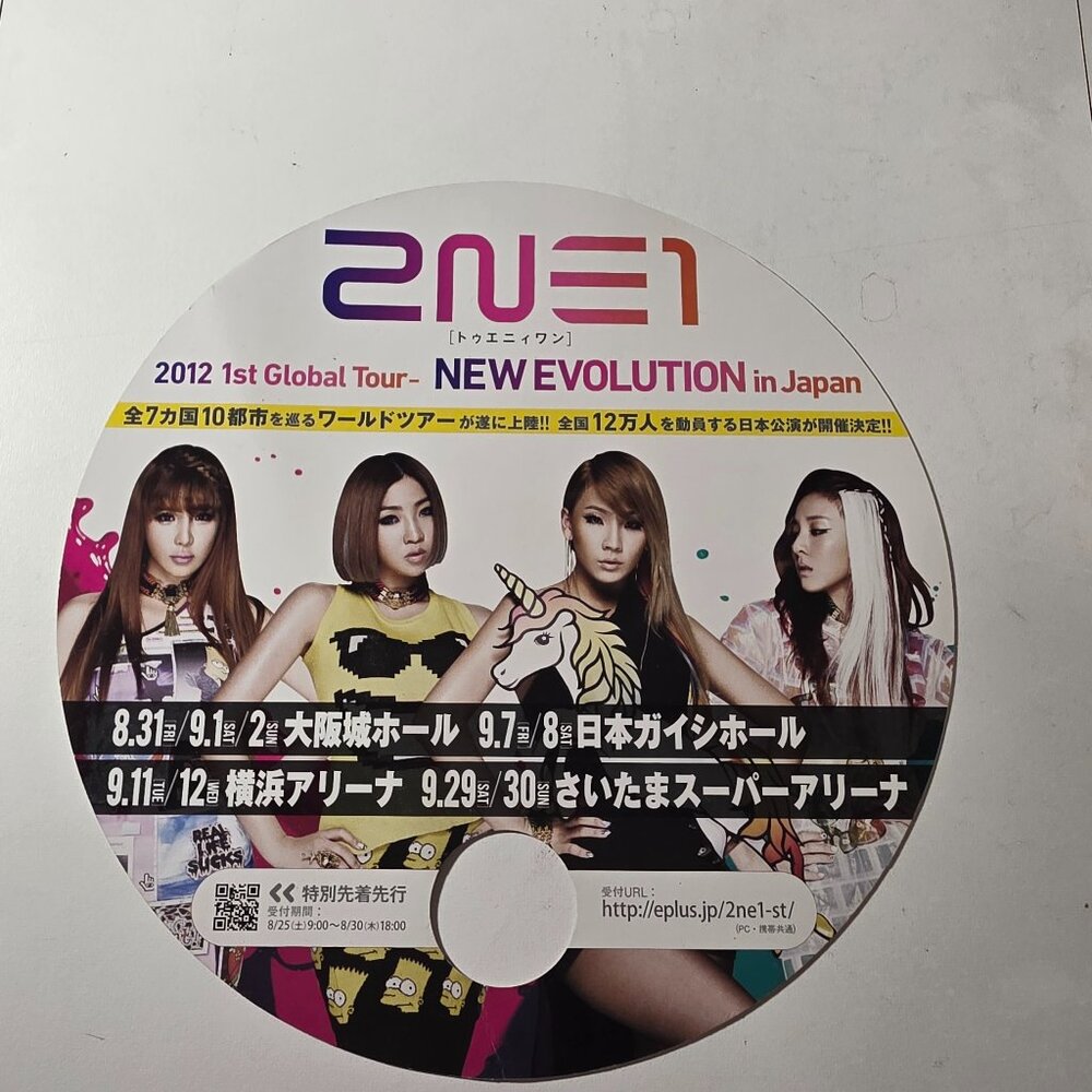 2NE1 2012 1st Global Tour New Evolution Japan Fan